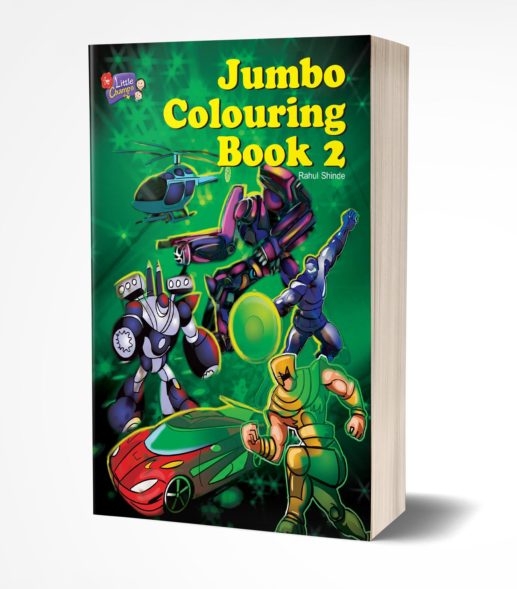 जंम्बो कलरिंग बुक 2 | Jumbo Colouring Book 2 by Rahul Shinde avilable at The Pustakwala store