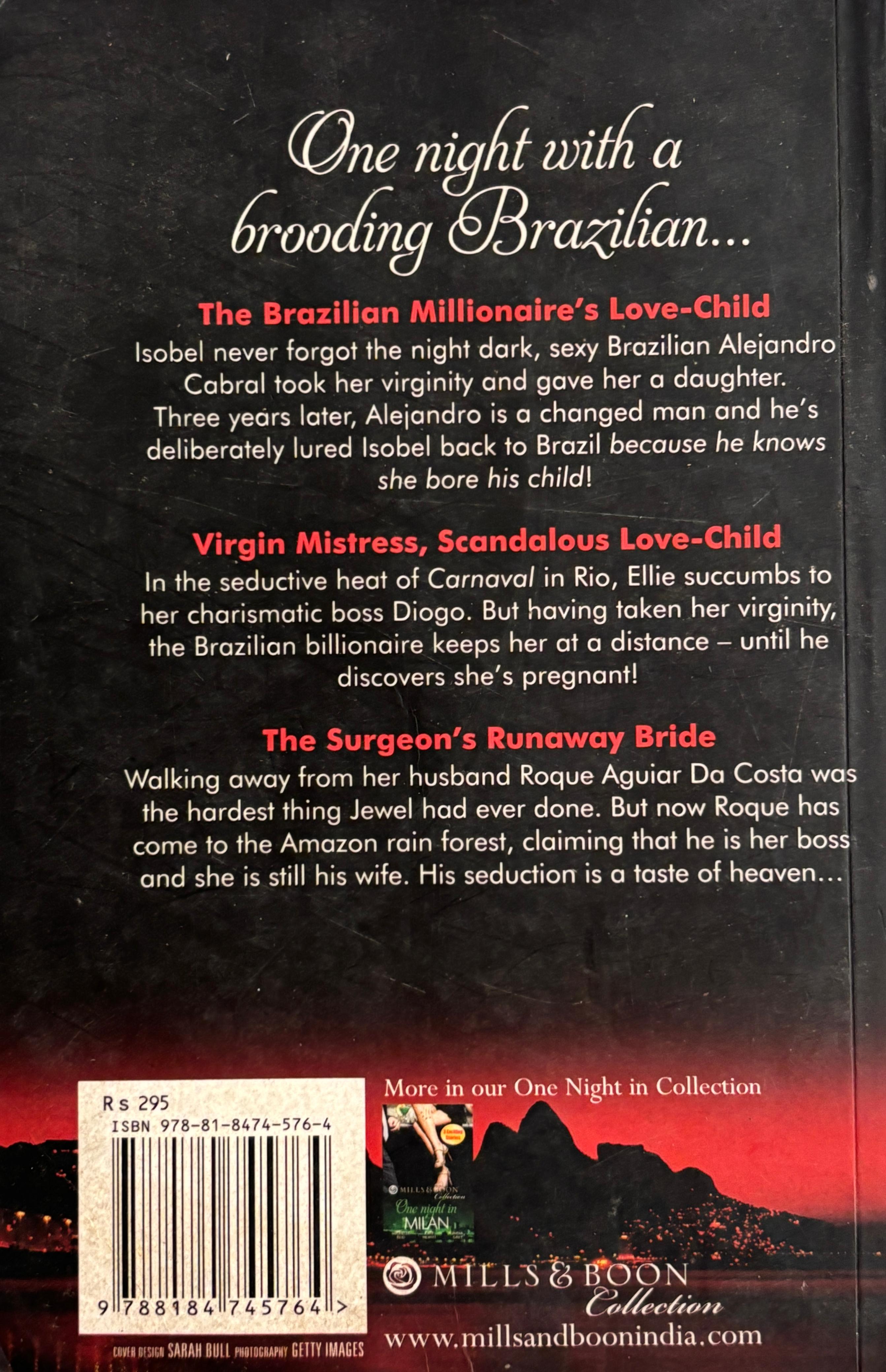 Mills & Boon romance novel collection, One Night in Rio